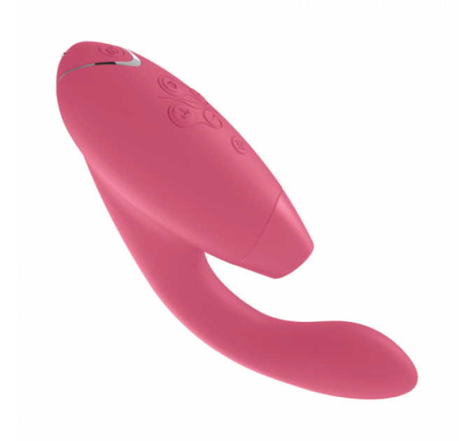 Інноваційний безконтактний стимулятор Womanizer Duo Raspberry, Рожевий