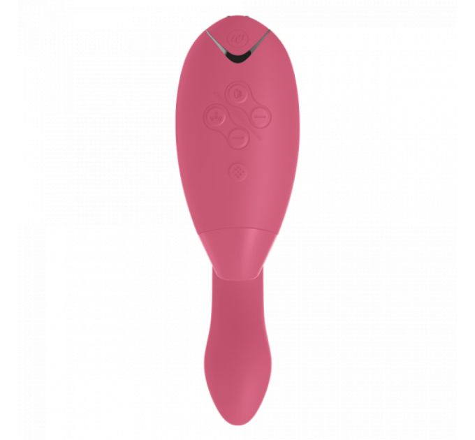 Інноваційний безконтактний стимулятор Womanizer Duo Raspberry, Рожевий