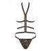 Комплект с леопардовым принтом Tigrita 2-pcs set brown S/M/L