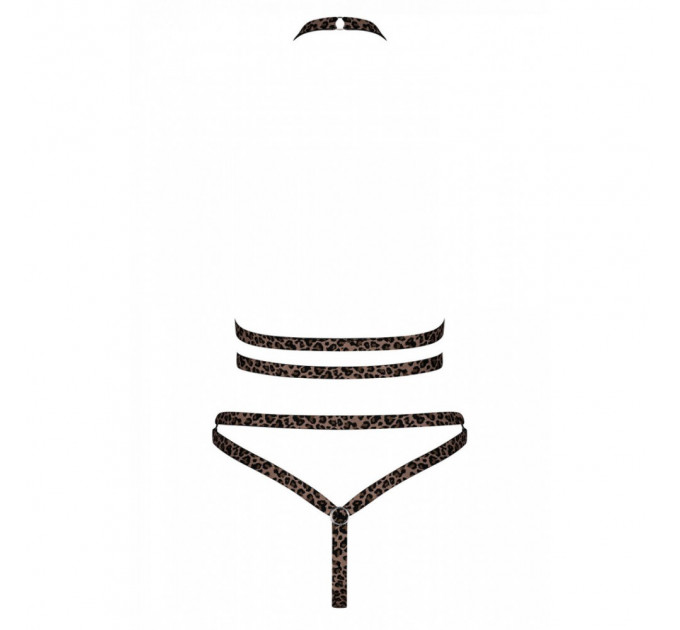Комплект с леопардовым принтом Tigrita 2-pcs set brown S/M/L