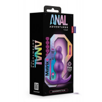 Анальная пробка, фиолетовая ANAL ADVENTURES MATRIX SUPERNOVA PLUG