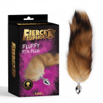 Анальна пробка Chisa Fierce Euphoria Fluffy fox Plug з хвостом лисиці