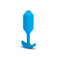 Анальна пробка з вібрацією b-Vibe VIBRATING SNUG PLUG розмір L, синя