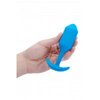 Анальна пробка з вібрацією b-Vibe VIBRATING SNUG PLUG розмір L, синя