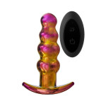 Анальна пробка із вібрацією скляна Dream Toys GLAMOUR GLASS