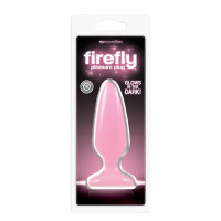 Анальная пробка светящаяся NS Novelties FIREFLY PLEASURE PLUG MEDIUM PINK