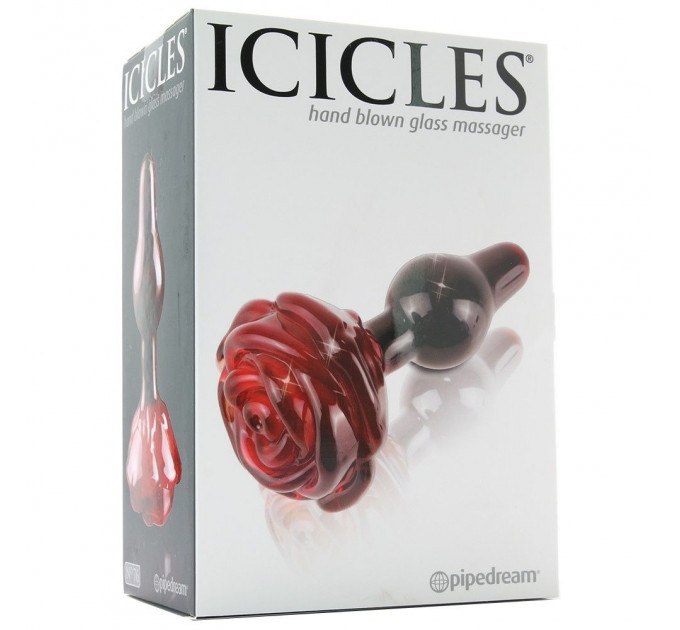 Стеклянная анальная пробка ICICLES NO 76