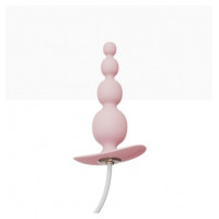 Анальний плаг із вібрацією Qingnan No.8 Mini Vibrating Anal Beads PINK