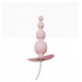 Анальный плаг с вибрацией Qingnan No.8 Mini Vibrating Anal Beads PINK