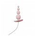 Анальный плаг с вибрацией Qingnan No.8 Mini Vibrating Anal Beads PINK