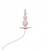 Анальний плаг із вібрацією Qingnan No.8 Mini Vibrating Anal Beads PINK