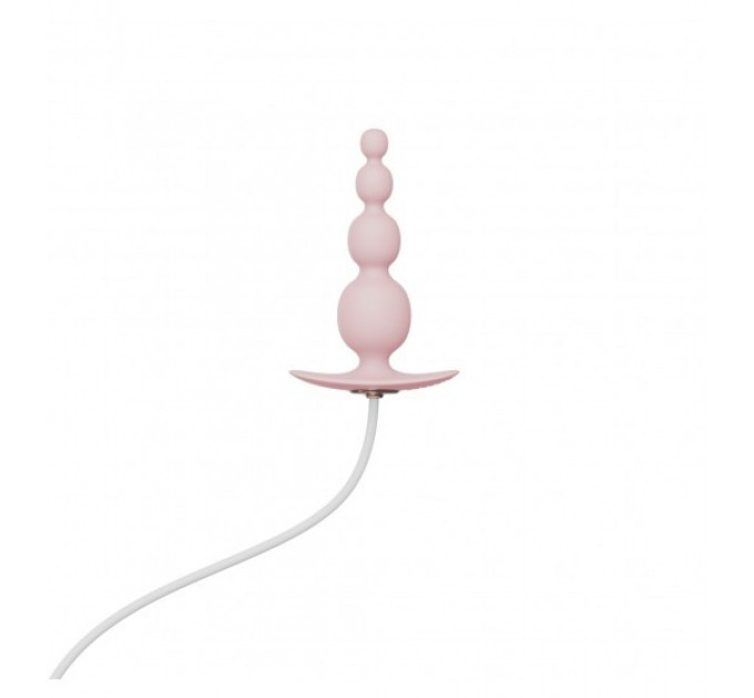 Анальный плаг с вибрацией Qingnan No.8 Mini Vibrating Anal Beads PINK