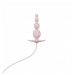 Анальный плаг с вибрацией Qingnan No.8 Mini Vibrating Anal Beads PINK