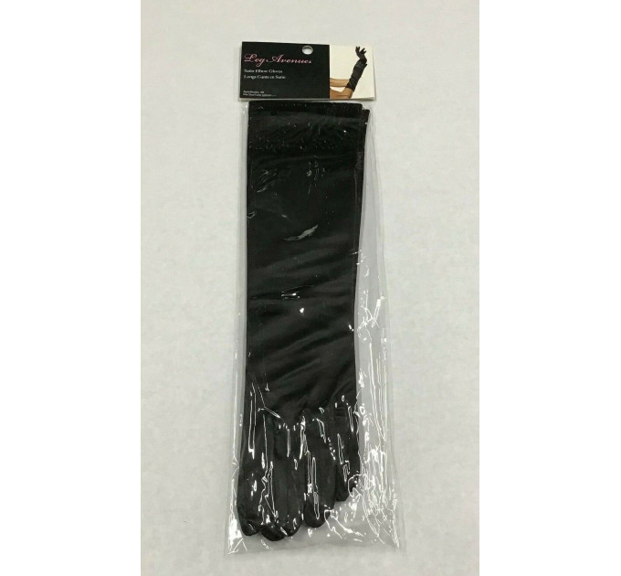 Атласные перчатки Leg Avenue Elbow Length Satin Gloves O/S
