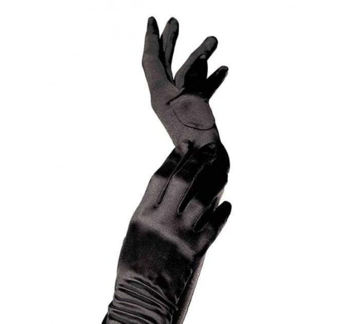 Атласные перчатки Leg Avenue Elbow Length Satin Gloves O/S