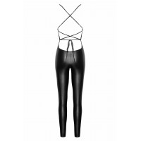 Бодістокінг з відкритим доступом та блискавкою Noir Handmade F316 з тиснення під крокодиллю шкіру, М Бодістокінг з відкритим доступом та блискавкою Noir Handmade F316 з тиснення під крокодиллю шкіру, М