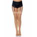 Чулки с кружевом One Size Alix Sheer Thigh High Stockings от Leg Avenue, бежевые