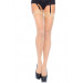 Чулки с кружевом One Size Alix Sheer Thigh High Stockings от Leg Avenue, бежевые