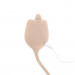Двойной вибратор розочка c ротацией 10 режимов Sweet Em Velvet Lure, желтый