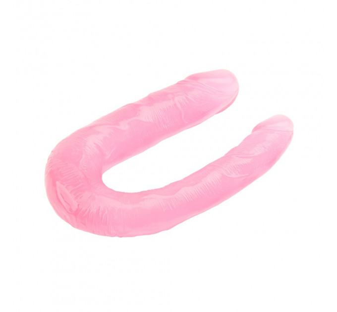Фаллоимитатор двойной Chisa Hi-Rubber 13 Inch Dildo, розовый