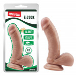 Фаллоимитатор реалистичный Chisa Fashion Dude 7 Cock на присоске, бежевый