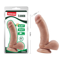 Фаллоимитатор реалистичный Chisa Fashion Dude 7 Cock на присоске, бежевый
