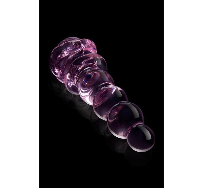 Фалоімітатор ялинка зі скла Dream Toys Glaze Glass у формі бутона троянди