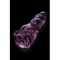 Фаллоимитатор елочка из стекла Dream Toys Glaze Glass в форме бутона розы