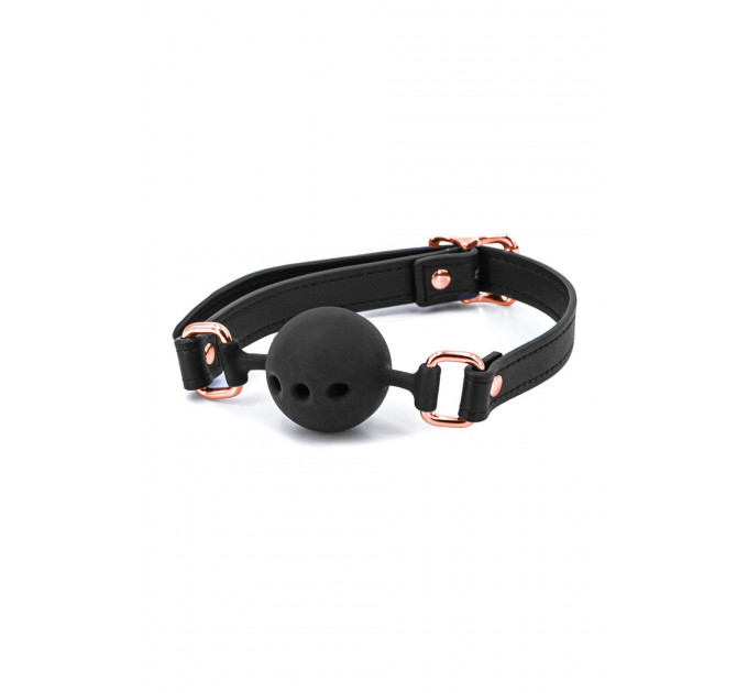 Кляп NS Novelties BONDAGE COUTURE BALL GAG BLACK