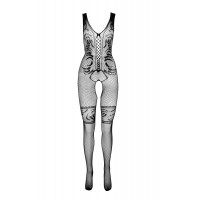 Комбинезон Passion BS069, с открытым доступом, black
