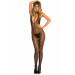Комбинезон Rene Rofe Lingerie с чокером и открытым доступом, черный, One Size