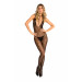 Комбинезон Rene Rofe Lingerie с чокером и открытым доступом, черный, One Size