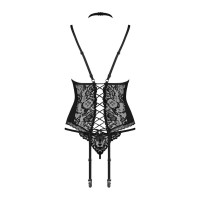 Комплект Obsessive Reneliai рубашка и стринги L/XL