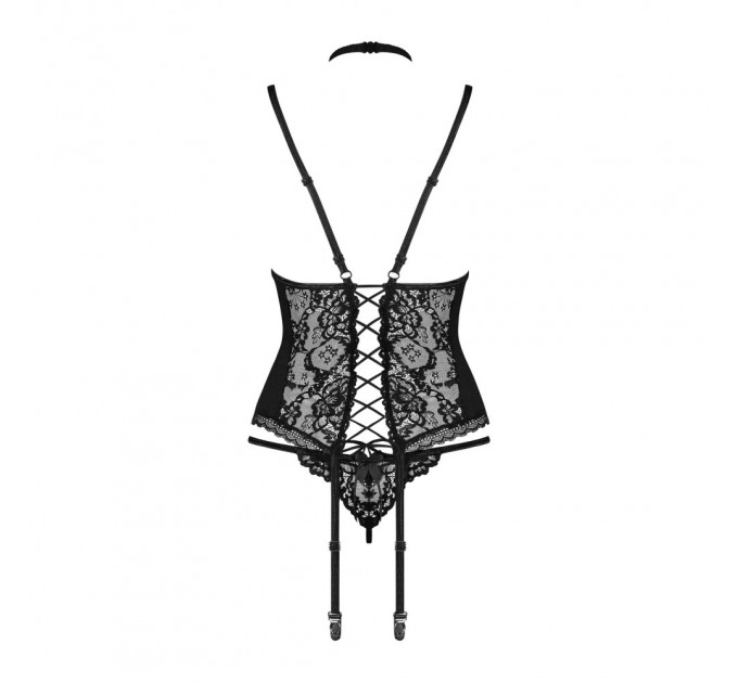 Комплект Obsessive Reneliai сорочка и стринги L/XL