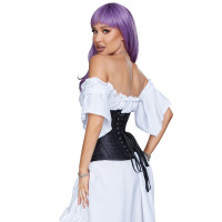 Корсет Star Night Corset з гачками та шнурівкою, чорний, S (без коробки)