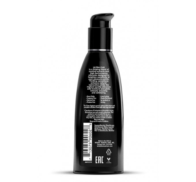 Лубрикант WICKED силіконовий Ultra Chill 60 ML