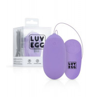 Вагінальне яйце з вібрацією та дистанційним пультом Luv Egg XL лілове
