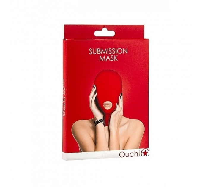 Маска с открытым ртом Submission Mask - Red
