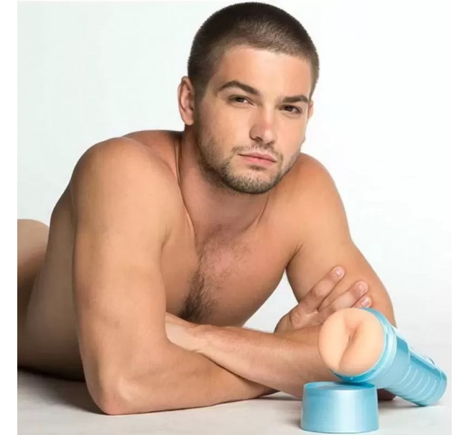 Мастурбатор попа, в колбе, киберкожа, Fleshjack boys JOHNNY RAPID MAN CAVE, телесный