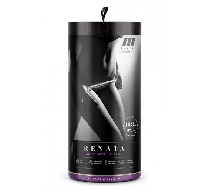 Мастурбатор в колбе M ELITE SOFT AND WET RENATA TAN
