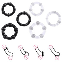 Набір ерекційних кілець NS Novelties Renegade Dyno Cock Rings, чорні, 3 шт