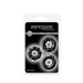 Набор эрекционных колец NS Novelties Renegade Dyno Cock Rings, черные, 3 шт