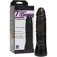 Насадка на страпон реалістична гігантська Vac-U-Lock, Doc Johnson 7 inch Thin Dong