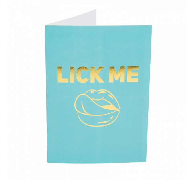 Подарункова листівка з набором Сашетів та Конверт Kama Sutra Lick Me Please