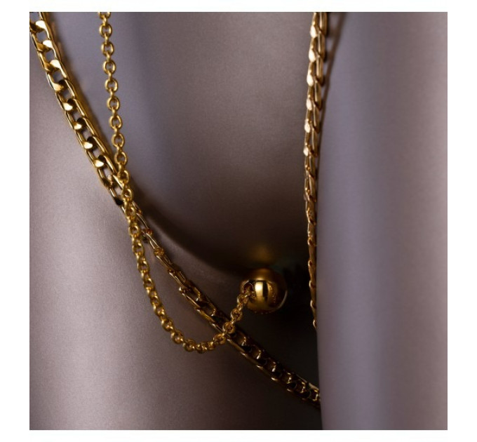 Пояс із золотими ланцюжками Upko Indulge In The Restraints Collection