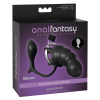Пояс вірності з анальною стимуляцією Pipedream Anal Fantasy та підвісним замком, чорний