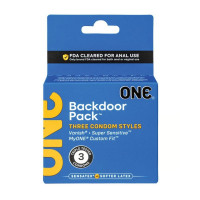 Презервативы универсальные ONE Backdoor Pack для вагинального и анального секса (цена за упак., 3шт) Презервативы универсальные ONE Backdoor Pack для вагинального и анального секса (цена за упак., 3шт)