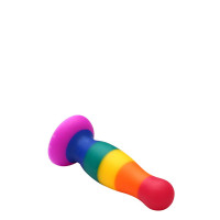Радужная анальная пробка Dream Toys Colourful Love Plug
