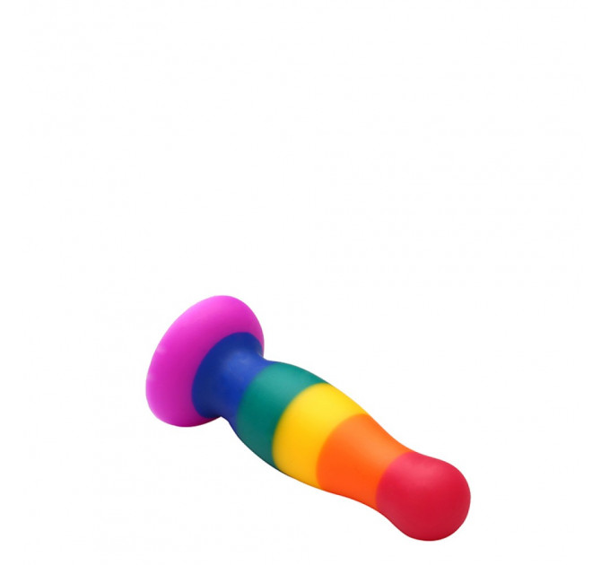 Радужная анальная пробка Dream Toys Colourful Love Plug