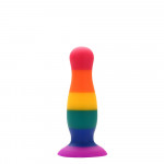 Радужная анальная пробка Dream Toys Colourful Love Plug